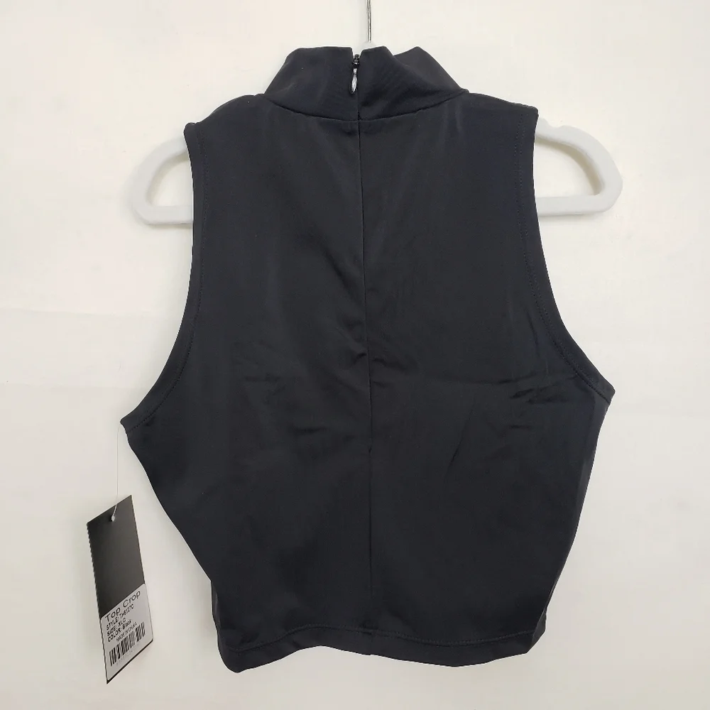 NWT Theatricals Mock Neck Dance Crop Top XLC - Picture 6 of 7